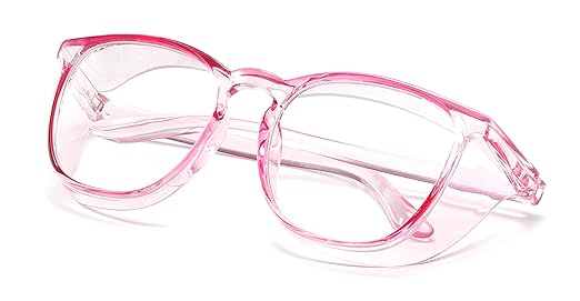 Alsenor Safety Glasses Anti Fog Goggles Protective Eyewear Blue Light Blocking Anti Dust UV Protection Glasses For Men Women (Purple)