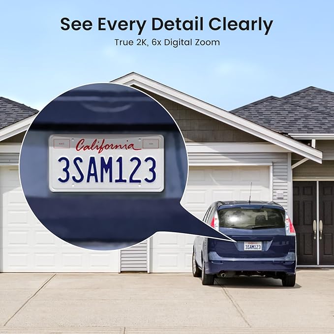 AOSU SolarCam Pro System Add-on Camera – Expand Your System - Requires Homebase to Use (NOT for Standalone Use)