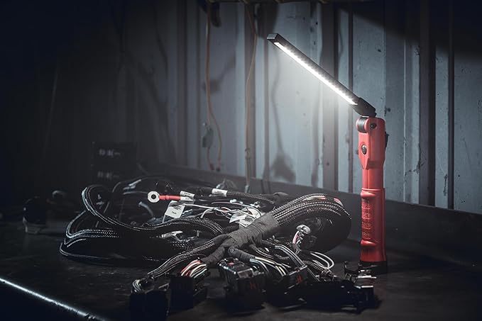 Streamlight 76801 Stinger Switchblade 800-Lumen LED Light Bar with 120V/100V AC Charger, 1 Holder, Red