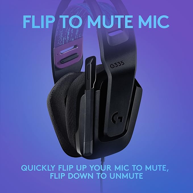 Logitech G502 X Wired Gaming Mouse + G335 Wired Gaming Headset - Black