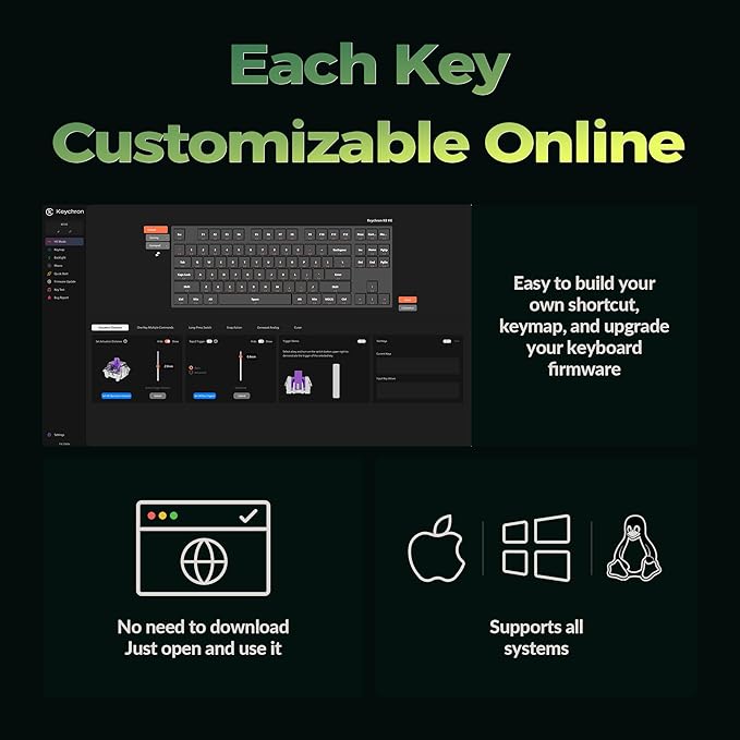 Keychron K8 HE TKL Wireless Mechanical Keyboard Hot Swappable Hall Effect Magnetic Switches 2.4 GHz/Bluetooth/Wired QMK/VIA Custom RGB Backlit for Mac Windows Linux-Black