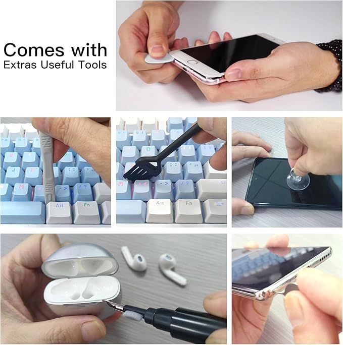 Electric Screwdriver Kits, 66 in 1 Power Screwdriver Sets, Mini Electric Screwdriver with 56 Magnetic Bits, Earphone Cleaner, Precision Small Screwdrivers Electric for Phone