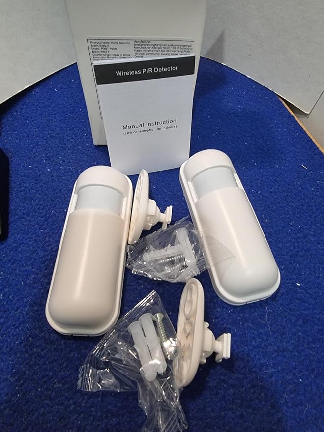 2 Pack Motion Sensor for PGST Home Alarm System Host,DIY Expandable Accessaries Parts