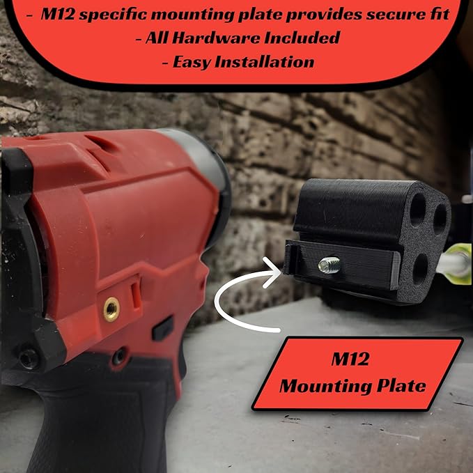 Drill Bit Holder - Milwaukee M12, Cordless Tools, Impact Drivers, Accessories, Replace Magnetic