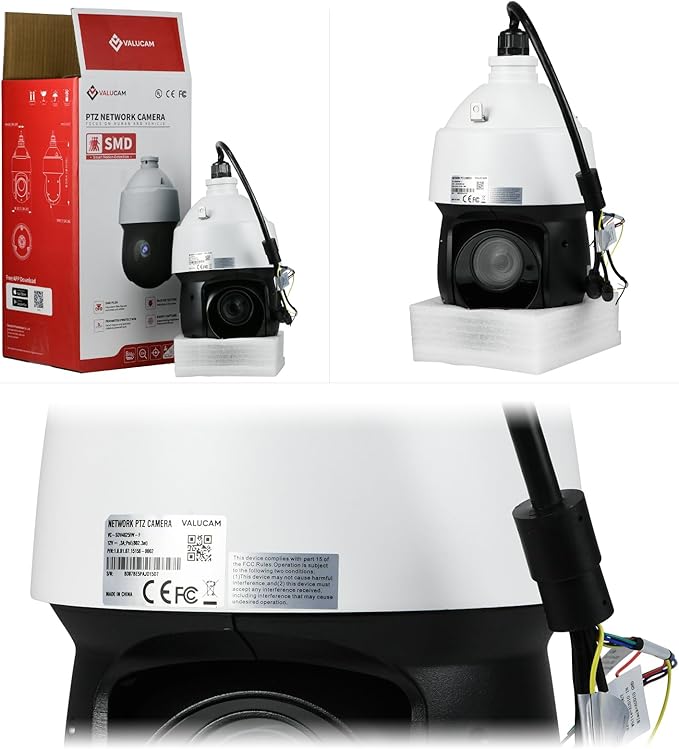 4K PTZ PoE IP Highspeed Dome Outdoor Camera-25x Optical Zoom(5-125mm), PFA Auto Tracking, IVS-Face Detection, SMD4.0, 1/2.8'' Starvis Sensor-0.005lux Starlight Nightvision, Quick Pick, IP66