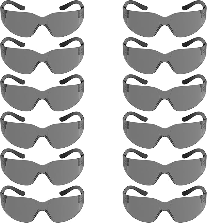 Work Safety Glasses For Men | Ansi Z87 Certified Safety Goggles For Shooting Range | Anti-Scratch Outdoor Glass