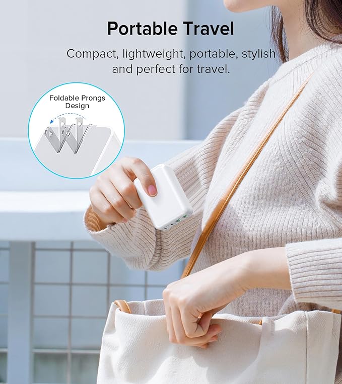 40W USB C Flat Charger Block, 2-Pack Fast Charge Cube Powered Multi-Port Wall Plug Power Adapter Type C Brick for iPhone 16/16 Pro 15/15 Pro Max/14/14 Pro Max/13/13 Pro Max/12/12 Pro, Motorola, Huawei