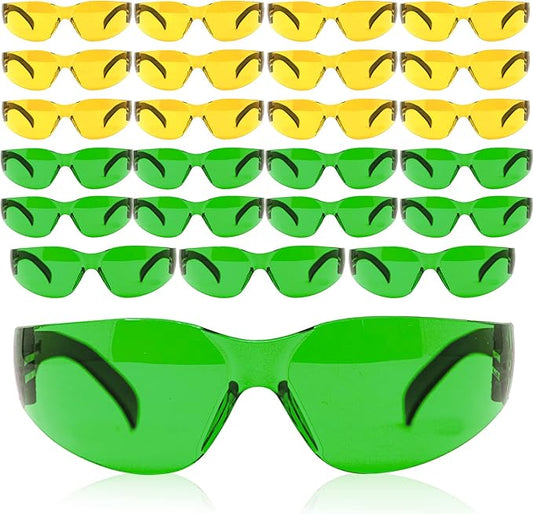 BISON LIFE Keystone Color Lens Safety Glasses | Anti Scratch | Impact Resistance | ANSI Z87.1 Standard | UV 400 Protection