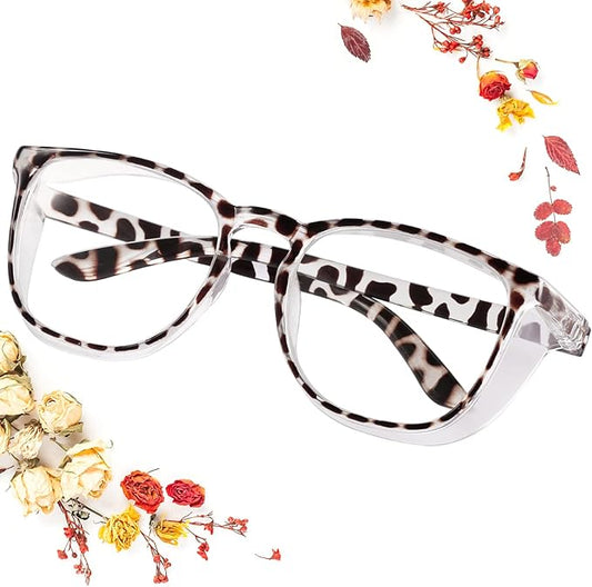 LASMEX Stylish Safety Glasses Goggles for Women Girls Anti-fog Glasses Protective Eyewear Clear Glasses