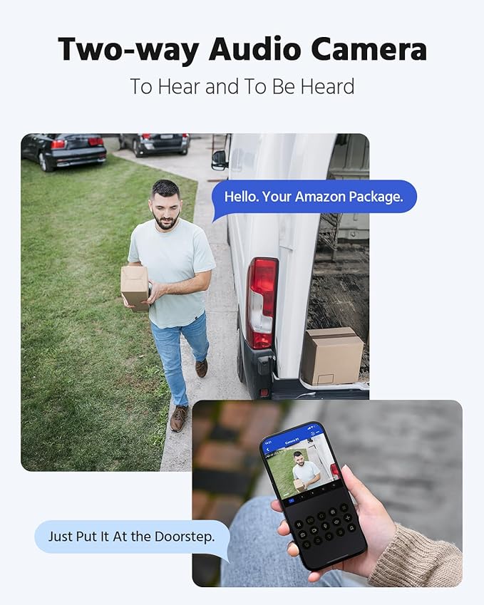 ANNKE 2MP Two-Way Audio Security Camera System, 8CH 3K Lite DVR, 8pcs 1080P CCTV White Wired Cams with Color Night Vision, AI Motion Detection, Smart AcuSearch, 2TB HDD for Outdoor Home Surveillance