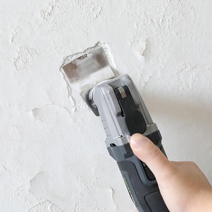 GALAX PRO Power Oscillating Tool, Cordless Oscillating Multi Tool 20V Lithium Ion with 1.3Ah Battery and Charger, 3pcs Blade and 10pcs Sanding Papers for Sanding, Grinding