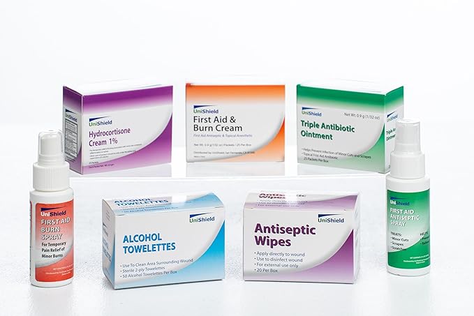 3-Shelf Metal 1st Aid Cabinet Class A, Large Capacity First Aid Wall Mount Medicine Cabinet, Secure Metal Med Box with Easy Access, Exceeds OSHA/ANSI Z308.1 2015, Over 900 Pieces