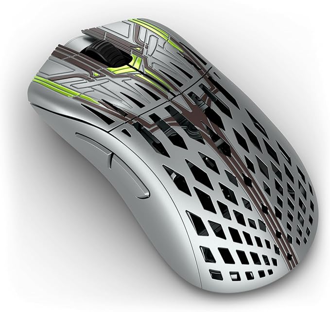 PWNAGE Stormbreaker Max CF Wireless Gaming Mouse 8kHz - 45grams Ultralight Esports Pro Gamer Flawless Professional Xero PAW3950 Optical Sensor 36,000 DPI - 8000Hz -100% PTFE Skates Large Ergo - Ninja