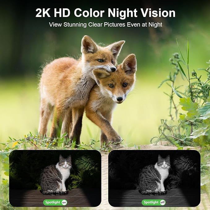 No WiFi Security Cameras Wireless Outdoor, 4G LTE Cellular Security Camera, Solar Camera for Home Security, 360 PTZ, Human Sensor, 2K HD, 2-Way Talk, IP66