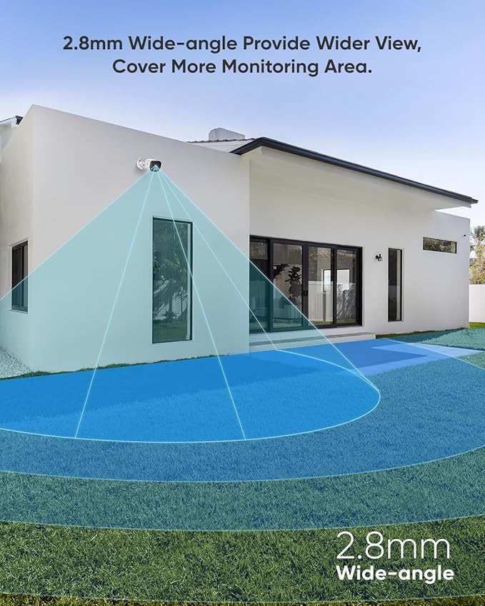 SANNCE 5MP PoE Security System, 8CH 6MP Surveillance NVR with 4PCS 5MP HD Weatherproof Bullet Cameras with H.265 Video Compression, Smart IR LED, APP Push Alert, Remote Access (NO HDD)