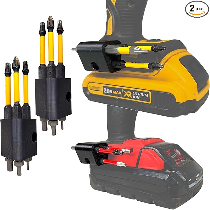 Drill Bit Holder - Universal, Cordless Tools, Impact Drivers, Accessories, Replace Magnetic