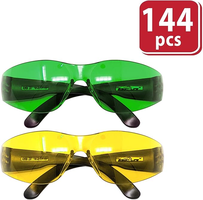 BISON LIFE Keystone Color Lens Safety Glasses | Anti Scratch | Impact Resistance | ANSI Z87.1 Standard | UV 400 Protection