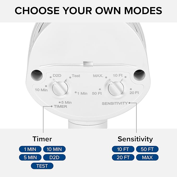 Maxxima LED Outdoor Flood Wall Light, Exterior Security Light with Adjustable Head, 950 Lumens, Featuring Motion Sensor and Dusk to Dawn Sensor, 3000K Warm White, White Fixture