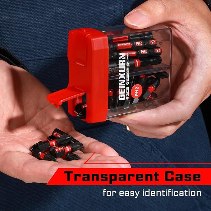 129 Pcs Impact Phillips/Torx Screwdriver Bits Set with Impact Bit Holder and Colorful Boxes,Magnetic S2 Steel Multi Driver Bits Set