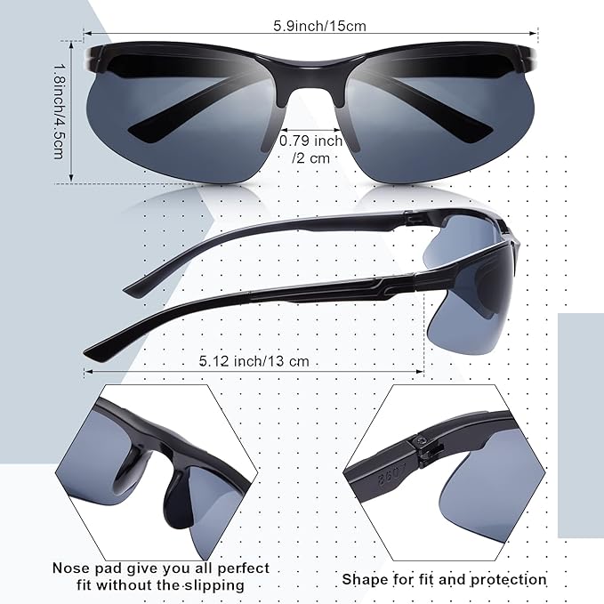 Kathfly 36 Pcs Safety Glasses Work Scratch Resistant Glasses Protective Safety Goggles Eyewear with Lens(Black)