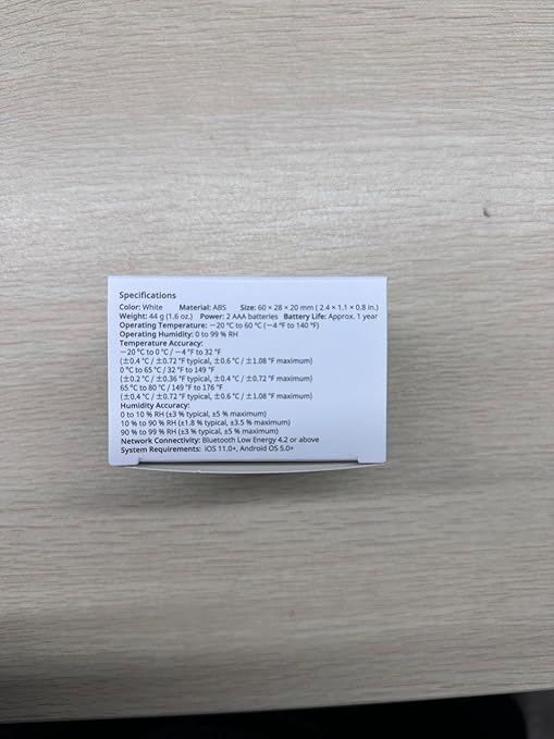 SwitchBot IP65 Indoor Outdoor Hygrometer Thermometer Wireless 3Packs, 394ft Bluetooth Range, Refrigerator Thermometer, Dewpoint/VPD/Absolute Humidity Sensor, 2-Year Battery Life, Free Data Storage