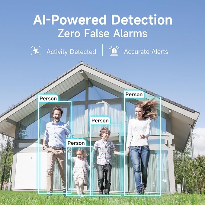 ARENTI Security Camera Outdoor Wired, 24/7 Recording Surveillance Camera for Home Security, 5GHz/2.4GHz WiFi, Regular Patrol, 2K 4MP Resolution, 360° PTZ Motion Tracking(OP1)