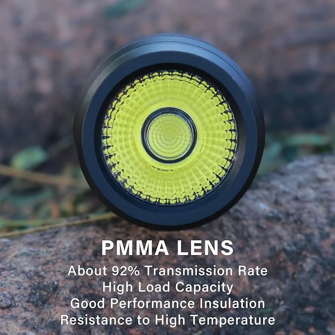 sofirn SC29 Led Flashlight Rechargeable 3000 Lumen, Small Powerful Flash Light with USB C Handle Pocket Torch, Long Battery Life, IP68 Waterproof for Emergencies, Dog Walking