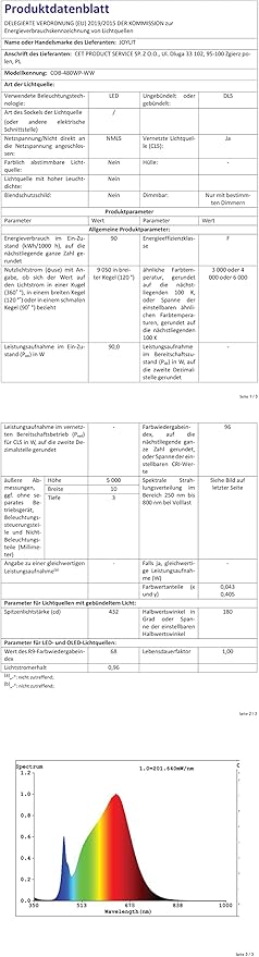 JOYLIT 24V COB LED Strip Lights 16.4ft 6000K Cool White IP65 Waterproof 9000LM Ultra Bright CRI 95+, UL Listed Premium 90W 480LEDs/M Dotless Adhesive Tape Light for Commercial, Home Task Lighting