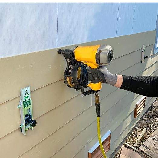 PacTool Gecko Gauge, The Original Home Siding Installation Kit - For Use with 5/16 Inch Fiber Cement Siding and James Hardie Siding, Includes 2 Gecko Gauge Clamps
