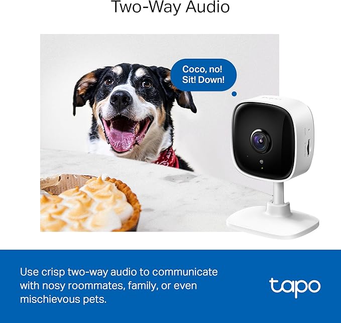 Tapo by TP-Link 1080P Indoor Security Camera for Baby Monitor, Pet Camera w/Motion Detection, 2-Way Audio Siren, Night Vision, Cloud & SD Card Storage, Works w/Alexa & Google Home, C100(4-Pack)