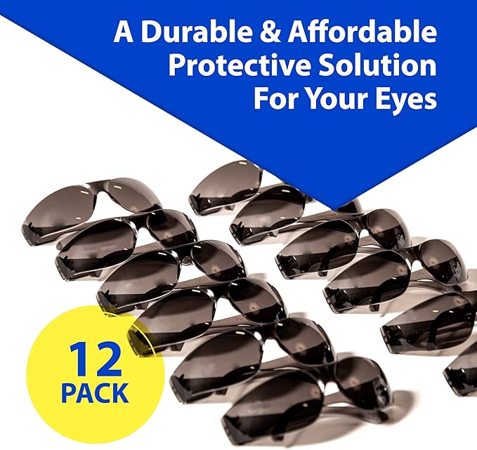 Quest Protective Apparel Safety Glasses - Impact Resistant Lens