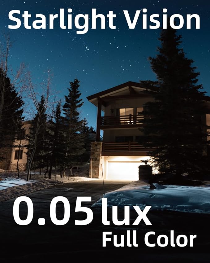 virtavo VistaFlask 2K Security Cameras Wireless Outdoor, Battery Powered, AI Motion Detection, for Home Security, Starlight Lens for Colorful Night Vision, 2-Way Audio, Weatherproof, Cloud/SD Storage