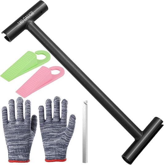 Door Hinge Adjustment Tool,Hinge Gap Adjusting Wrench Kit, Compatible with Heavy Weight 134 and 180 Gauge, Pro Door Hinge Gap Adjusting Wrench for Standard Door Commercial Doors Hinge Repair