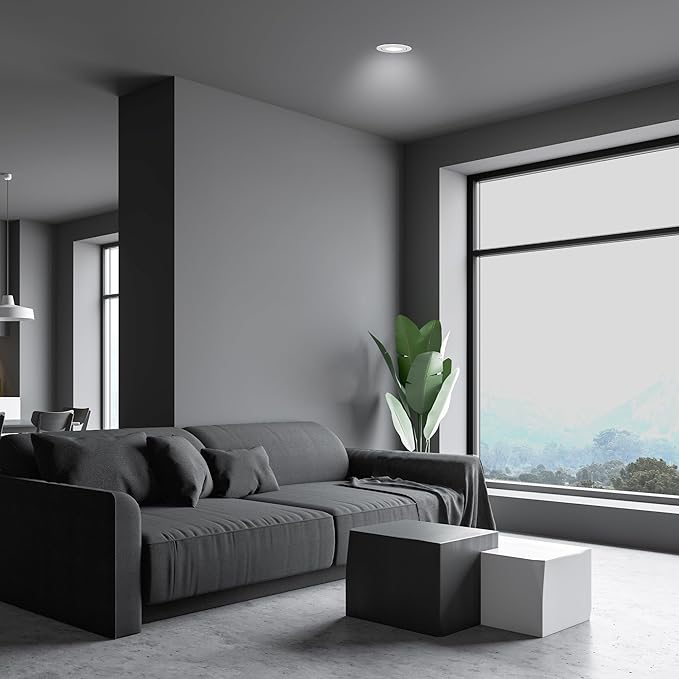 Feit Electric 5-6" LED Recessed Downlight, 120W Equivalent, Dimmable, 5CCT Selectable White, High Output, 90 CRI, 1290 Lumens, 45-Year Lifetime, LEDR56HO/6WYCA/6, 6 Pack