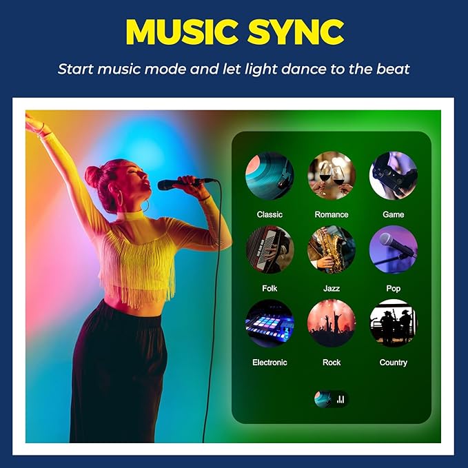 Smart Light Bulbs 100W Equiv., 1350LM 11W Smart Bulb Works with Alexa/Google Home/Smart Life, A19 E26 RGBCW Color Changing, No Hub Required, 2.4G WiFi Bluetooth Bulb, ETL Listed, 1PC