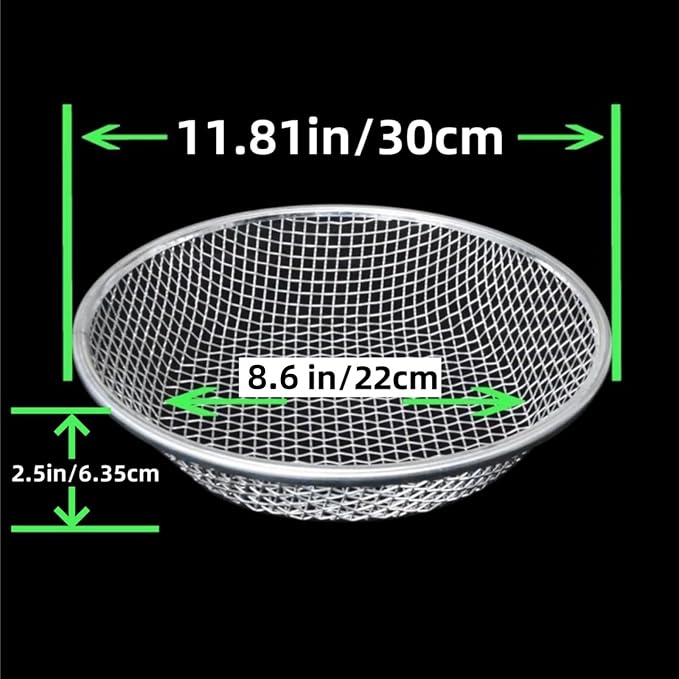 Mesh Gardening Sifter, 6mm Sieve mesh Size， Perfect for 5 Gallon Bucket,for Sand Rocks Dirt Compost (6mm)