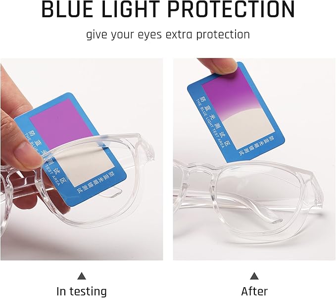 Stylish Safety Glasses, Clear Anti-Fog Anti-Scratch Protective Glasses For Men And Women