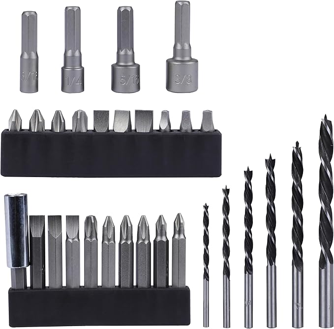 BLACK+DECKER 20V MAX Drill & Home Tool Kit, 34 Piece (BDCD120VA), Orange