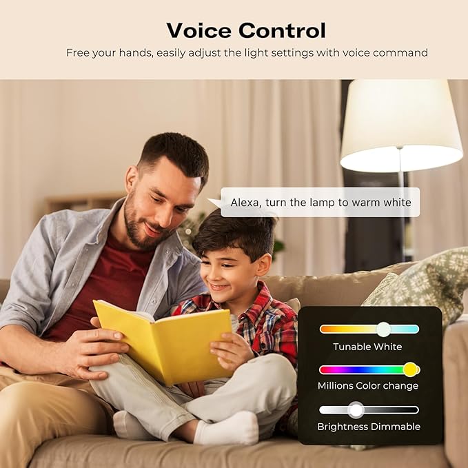 THIRDREALITY Zigbee Smart Color Bulb ZL1 4Pack,Compatible with Home Assistant(ZHA&Z2M), SmartThings,Aeotec,Homey,Hubitat or Echo Devices With Built-in Hub,A19 RGBCW Bulb,2700K-6500K Tunable,800 Lumens