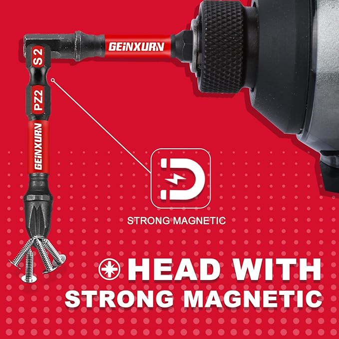 Impact Phillips Screwdriver Bits Set,45 Pcs 2" Magnetic (PZ1/PZ2/PZ3) S2 Steel Multi Driver Bits with Storage ColorfulBox