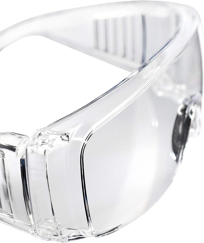 EISCO Vented Safety Glasses - Anti-Fog, Impact Resistant - UV Protection - Sideshield - Fits Over Eyeglasses - Ideal for Labs