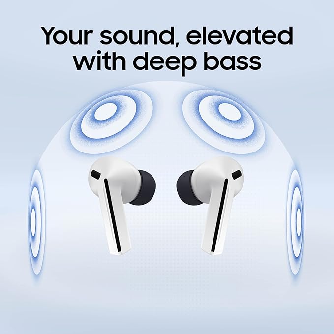 SAMSUNG Galaxy Buds 3 FE (2025) True Wireless Bluetooth Earbuds, Active Noise Cancellation, Powerful Sound, Clear Calls, Long Lasting Battery, Hands Free AI, Black [US Version, 2 Year Warranty]