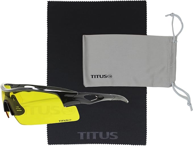 TITUS G20 All Sport Safety Glasses Shooting Eyewear Motorcycle Protection ANSI Z87+ Compliant