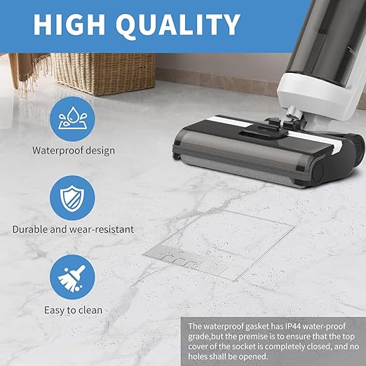 Vagueior Recessed Flat Hidden Floor Electrical Outlet Kit,Hidden Duplex 15A Tamper-Resistant Receptacle Outlet and 2.1A USB Port，Waterproof Electrical Outlet Covcer Box,Silver