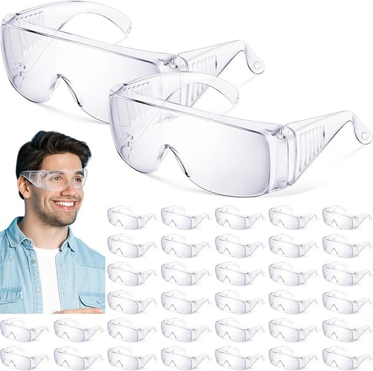 Kanayu Safety Glasses Bulk Protective Goggles Anti Fog Scratch Resistant Eyewear