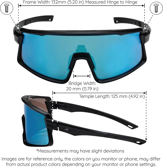 X Power ANSI Z87+ Safety Shield Sunglasses Impact Resistant Polycarbonate Lens & Frame (Made In Taiwan)