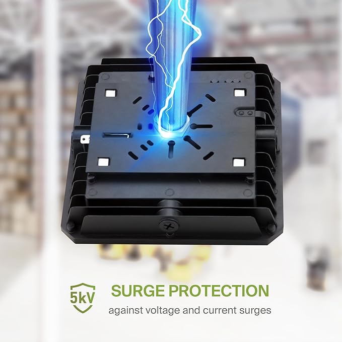 ASD LED Canopy Light 100/70/60W with Q-Base – 3000/4000/5000K 14448Lm 10"x10" 120-277V IP65 Dimmable 0-10V UL & DLC Listed (Optional Motion Sensor-Extra Purchase)