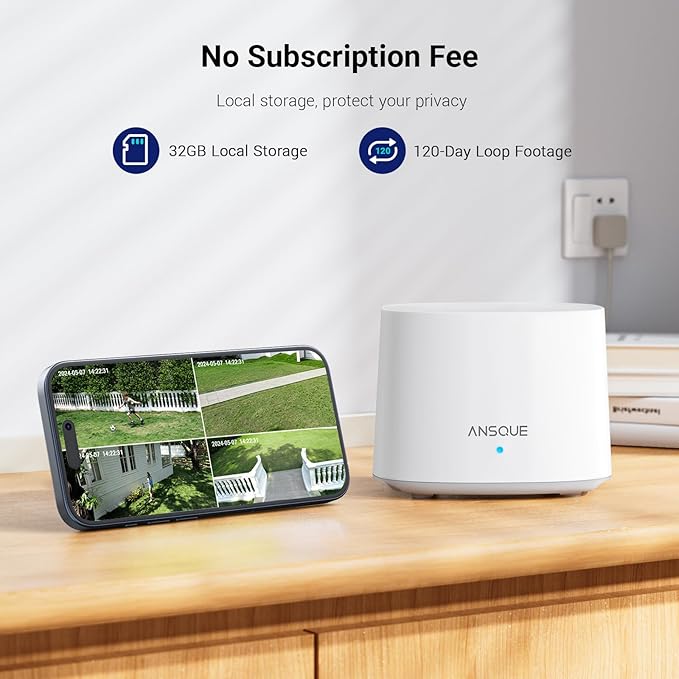 2K Security Cameras Wireless Outdoor, Color Night Vision, 365-Day Battery Life, No Subscription, Local Storage, Two-Way Audio, Solar Powered, Custom Alarm Zones, 2 Cam Kit