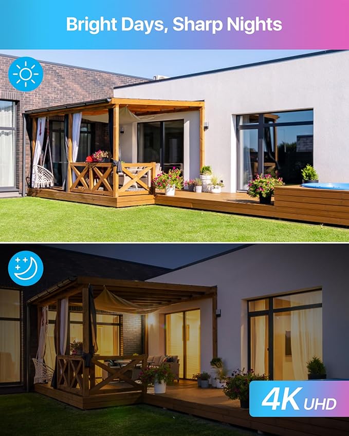 ZOSI 4K PoE Security Camera System,Person Vehicle Detection,2 Way Audio,Sound&Light Siren,Dual Disk Backup,12pcs 4K Spotlight Outdoor PoE Cameras,4K 16 Port 24CH NVR with 4TB HDD for 24/7 Recording