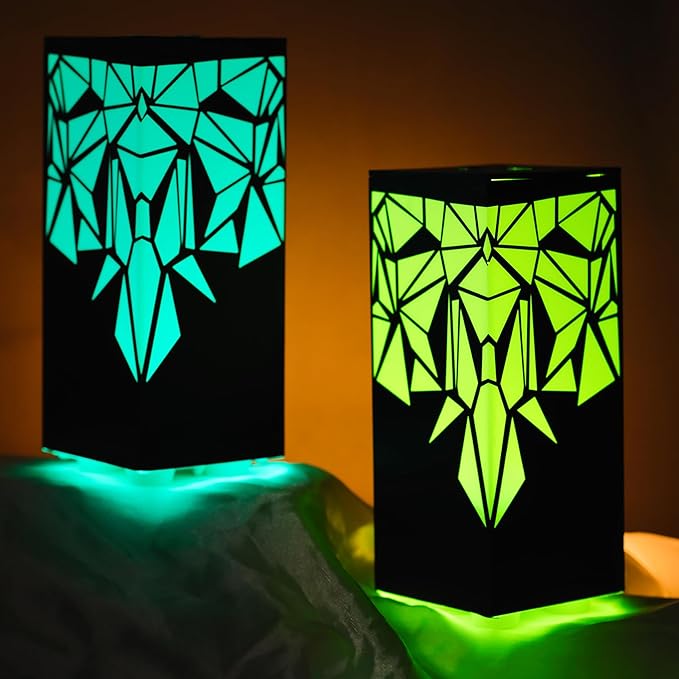 Telepathy® Long Distance Friendship Lamp® - Raining Diamonds Design | Wi-fi Touch Lamp LED Lights for family members who stays apart | Friendship Day Gifts(Set of 4)